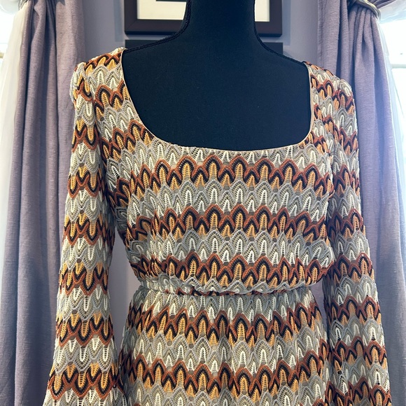 Judith March Multicolor Patterned Mini Dress - Picture 5 of 9